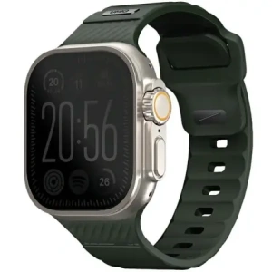 Wholesale UNIQ Stride Apple Watch Series1/2/3/4/5/6/7/8/9/SE/SE2/Ultra/Ultra 2 42/44/45/49mm FKM Rubber Strap moss green - UNIQ1523 - {ean13} - Hurt