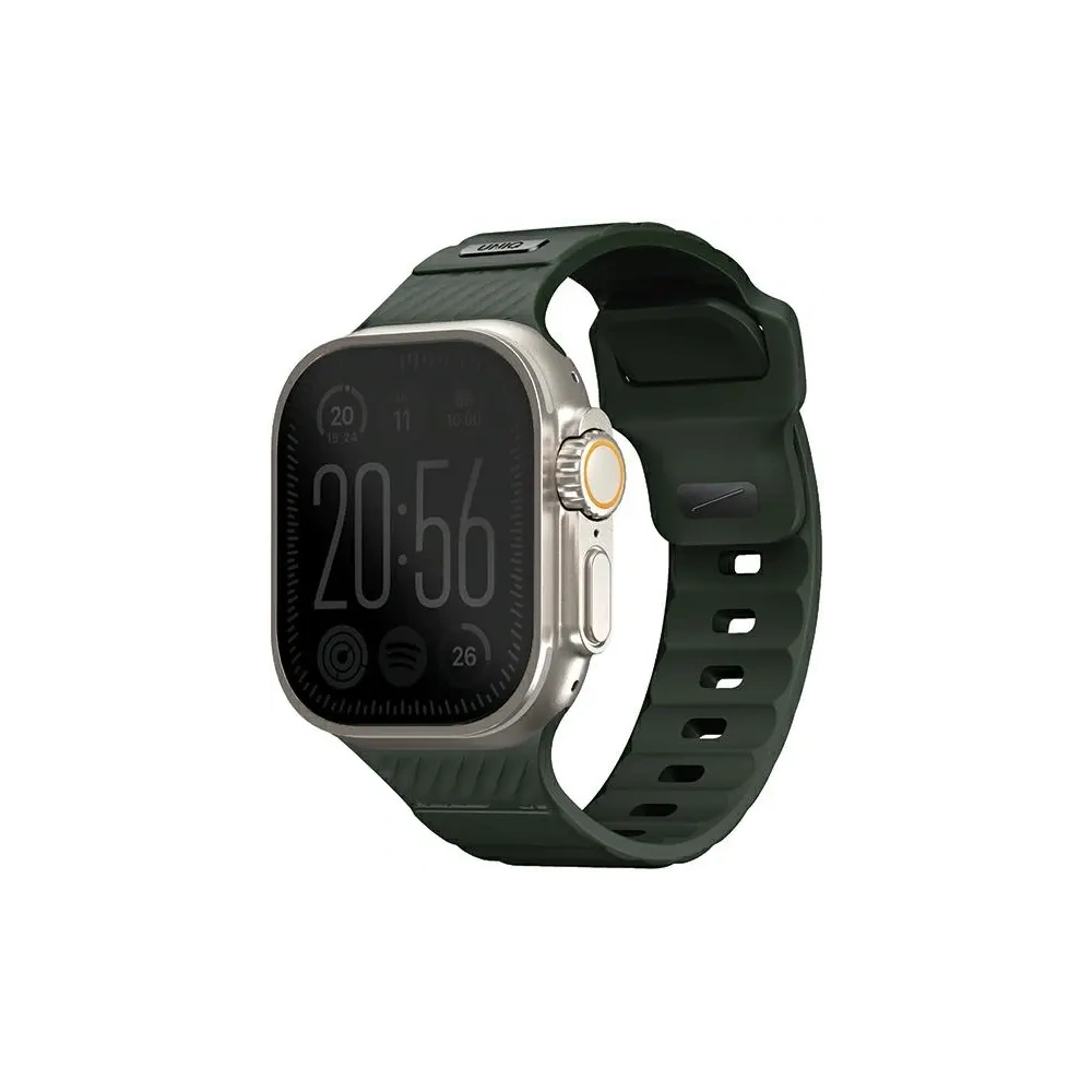Wholesale UNIQ Stride Apple Watch Series1/2/3/4/5/6/7/8/9/SE/SE2/Ultra/Ultra 2 42/44/45/49mm FKM Rubber Strap moss green - UNIQ1523 - {ean13} - Hurt