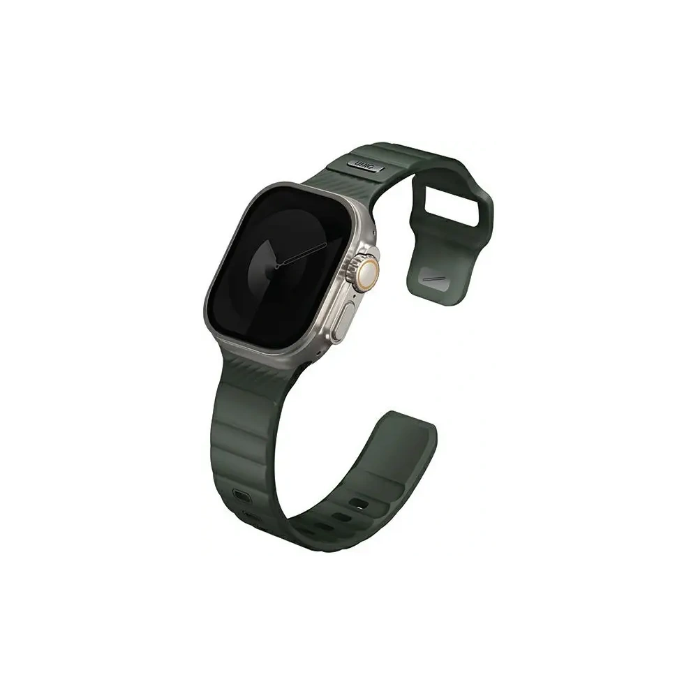 Wholesale UNIQ Stride Apple Watch Series1/2/3/4/5/6/7/8/9/SE/SE2/Ultra/Ultra 2 42/44/45/49mm FKM Rubber Strap moss green - UNIQ1523 - {ean13} - Hurt