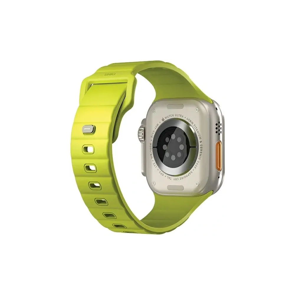 Wholesale UNIQ Stride Apple Watch Series1/2/3/4/5/6/7/8/9/SE/SE2/Ultra/Ultra 2 42/44/45/49mm FKM Rubber Strap lime green - UNIQ1524 - {ean13} - Hurt