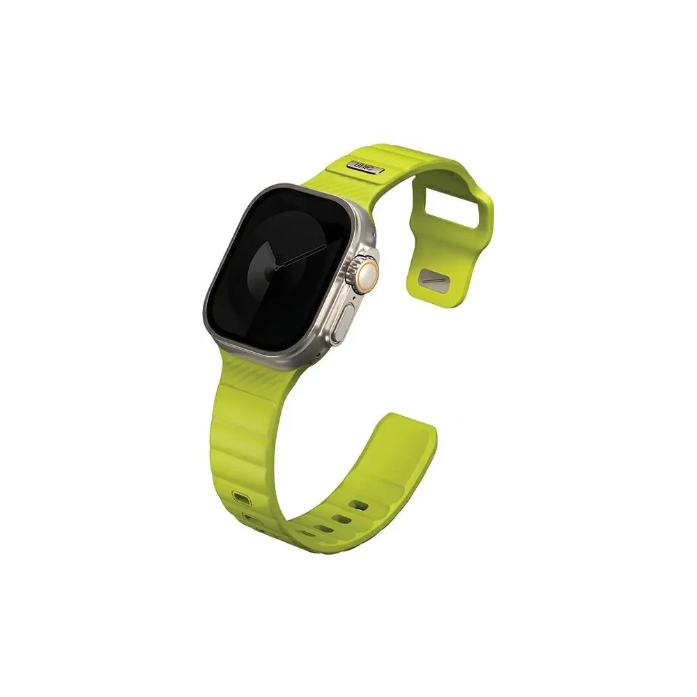 Wholesale UNIQ Stride Apple Watch Series1/2/3/4/5/6/7/8/9/SE/SE2/Ultra/Ultra 2 42/44/45/49mm FKM Rubber Strap lime green - UNIQ1524 - {ean13} - Hurt