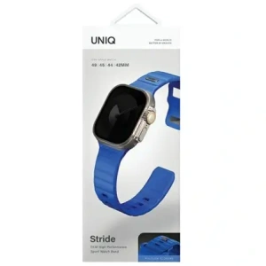 Wholesale UNIQ Stride Apple Watch Series1/2/3/4/5/6/7/8/9/SE/SE2/Ultra/Ultra 2 42/44/45/49mm FKM Rubber Strap cobalt blue - UNIQ1525 - {ean13} - Hurt