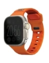 Pasek UNIQ Stride Apple Watch Series1/2/3/4/5/6/7/8/9/SE/SE2/Ultra/Ultra 2 42/44/45/49mm FKM Rubber Strap pomarańczowy/volt orange