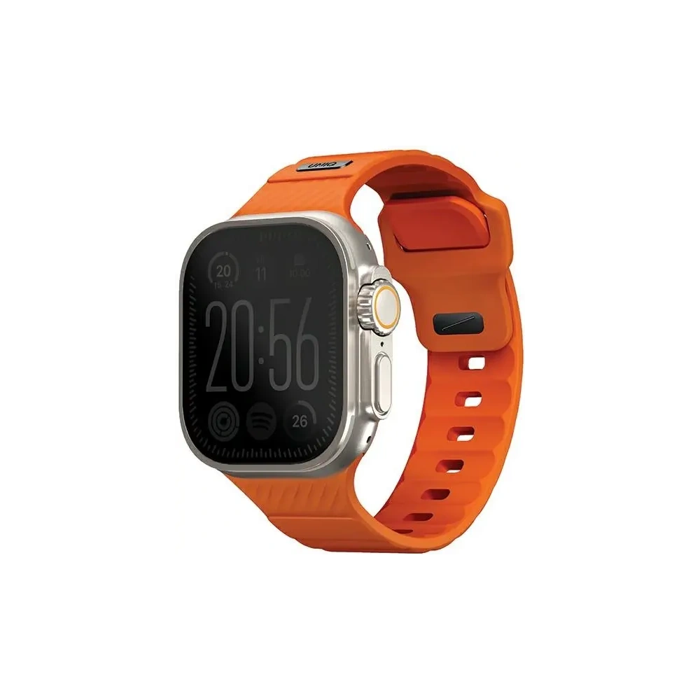 Wholesale UNIQ Stride Apple Watch Series1/2/3/4/5/6/7/8/9/SE/SE2/Ultra/Ultra 2 42/44/45/49mm FKM Rubber Strap volt orange - UNIQ1526 - {ean13} - Hurt