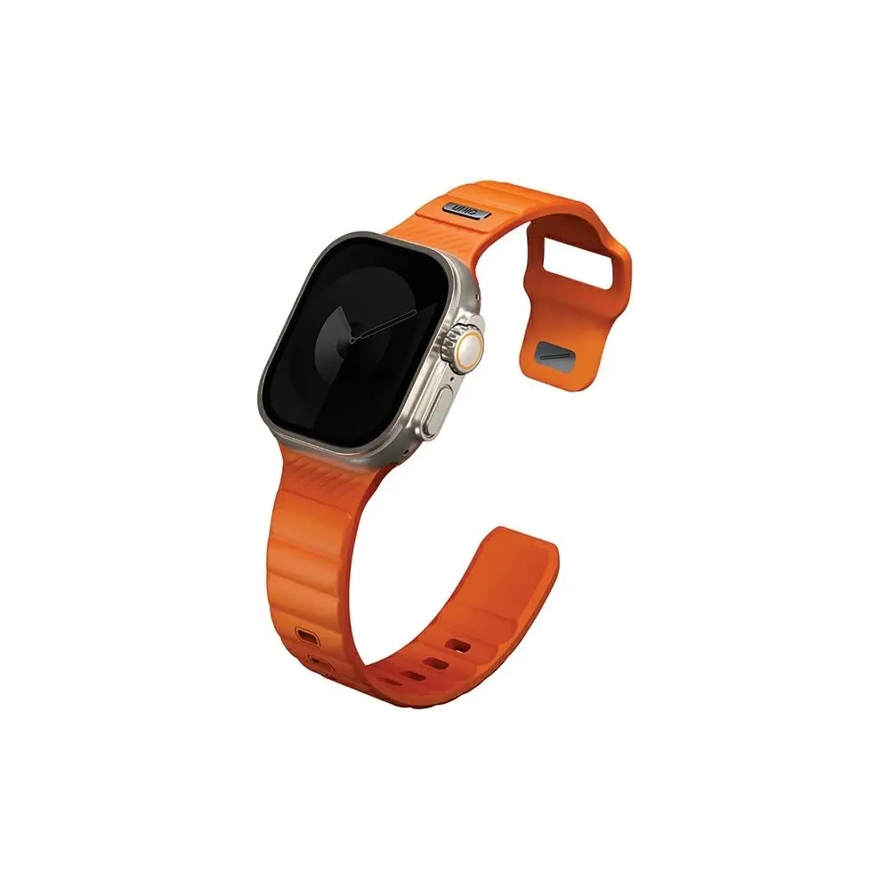Wholesale UNIQ Stride Apple Watch Series1/2/3/4/5/6/7/8/9/SE/SE2/Ultra/Ultra 2 42/44/45/49mm FKM Rubber Strap volt orange - UNIQ1526 - {ean13} - Hurt