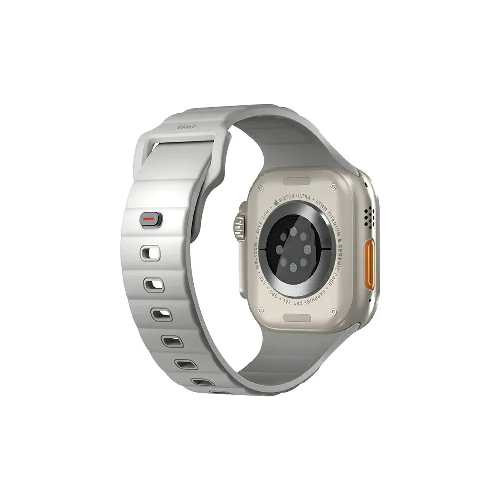 Wholesale UNIQ Stride Apple Watch Series1/2/3/4/5/6/7/8/9/SE/SE2/Ultra/Ultra 2 42/44/45/49mm FKM Rubber Strap chalk grey - UNIQ1527 - {ean13} - Hurt