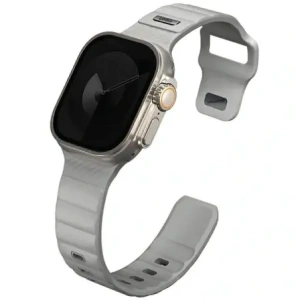 Hurtownia GSM - UNIQ Stride Apple Watch Series1/2/3/4/5/6/7/8/9/SE/SE2/Ultra/Ultra 2 42/44/45/49mm FKM gumový řemínek křídově šedý - UNIQ1527 - {ean13} - Hurt
