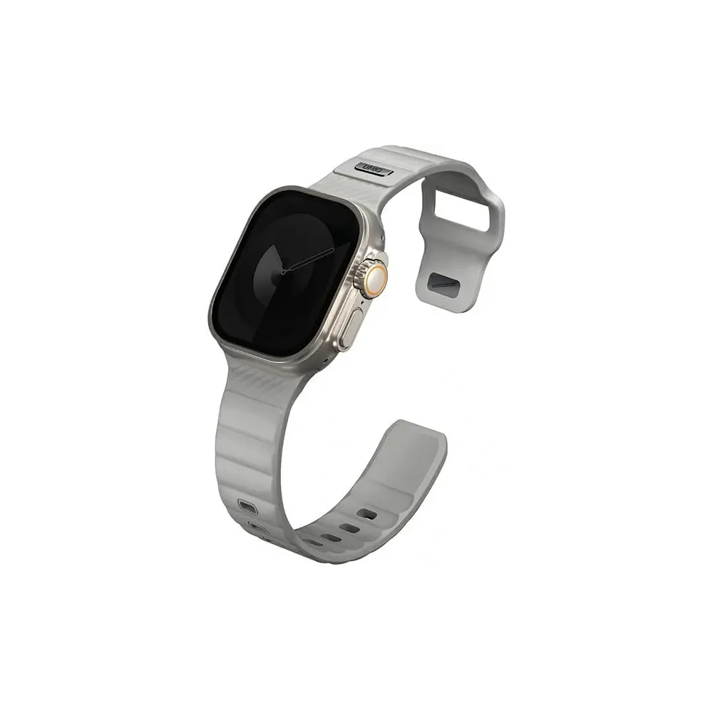 Wholesale UNIQ Stride Apple Watch Series1/2/3/4/5/6/7/8/9/SE/SE2/Ultra/Ultra 2 42/44/45/49mm FKM Rubber Strap chalk grey - UNIQ1527 - {ean13} - Hurt