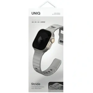 Wholesale UNIQ Stride Apple Watch Series1/2/3/4/5/6/7/8/9/SE/SE2/Ultra/Ultra 2 42/44/45/49mm FKM Rubber Strap chalk grey - UNIQ1527 - {ean13} - Hurt