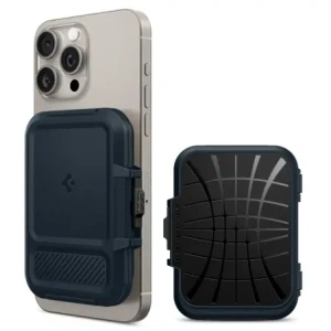 Wholesale Spigen Lock Fit MagSafe Universal Magnetic Card Holder Metal Slate - SPN16739 - {ean13} - Hurt