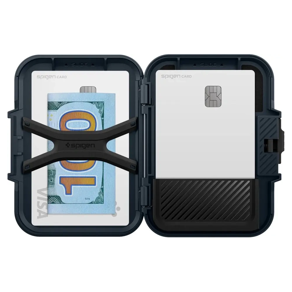 Hurtownia GSM - Uchwyt magnetyczny Spigen Lock Fit MagSafe Universal Magnetic Card Holder Metal Slate - SPN16739 - {ean13} - Hurt