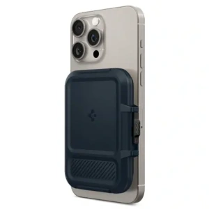 Wholesale Spigen Lock Fit MagSafe Universal Magnetic Card Holder Metal Slate - SPN16739 - {ean13} - Hurt