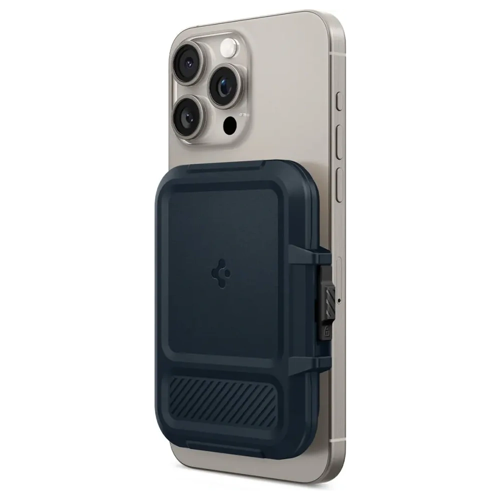 Hurtownia GSM - Spigen Lock Fit MagSafe Universal Magnetic Kartenhalter Metall Schiefer - SPN16739 - {ean13} - Hurt