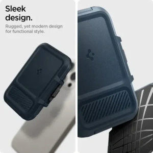 Wholesale Spigen Lock Fit MagSafe Universal Magnetic Card Holder Metal Slate - SPN16739 - {ean13} - Hurt