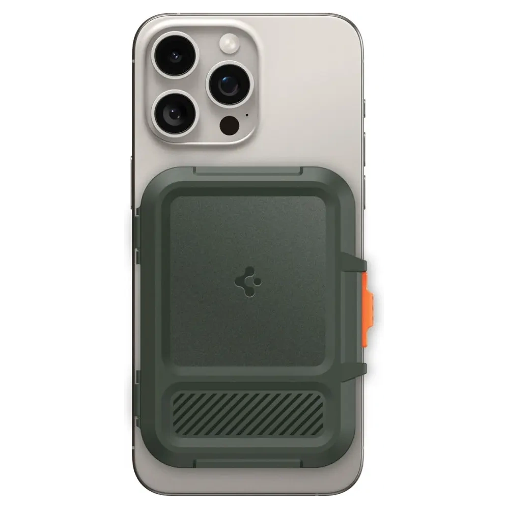 Hurtownia GSM - Spigen Lock Fit MagSafe Universal Magnetic Suport pentru Carduri Verde Militar - SPN16740 - {ean13} - Hurt