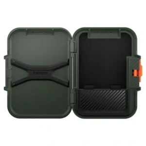 Wholesale Spigen Lock Fit MagSafe Universal Magnetic Card Holder Military Green - SPN16740 - {ean13} - Hurt