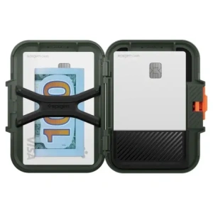 Wholesale Spigen Lock Fit MagSafe Universal Magnetic Card Holder Military Green - SPN16740 - {ean13} - Hurt
