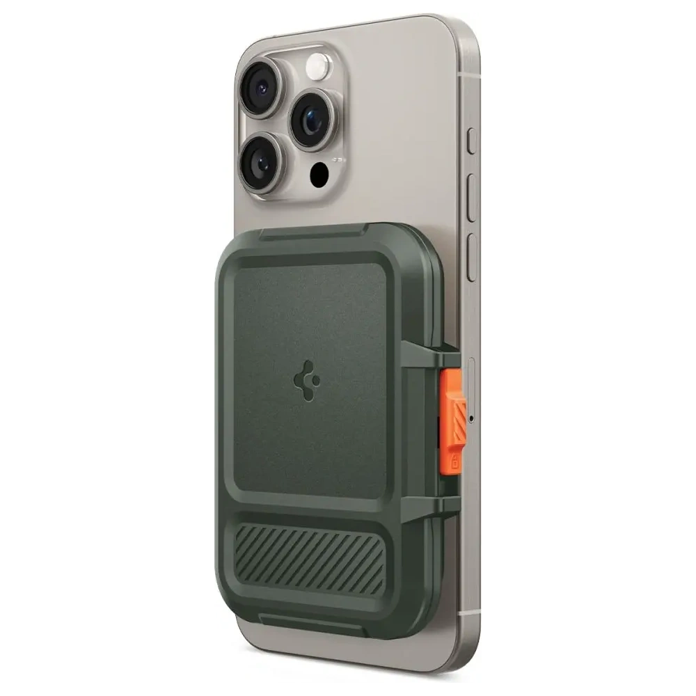 Hurtownia GSM - Spigen Lock Fit MagSafe Universal Magnetic Držák na karty Vojenská zelená - SPN16740 - {ean13} - Hurt