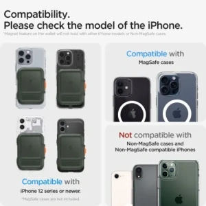 Hurtownia GSM - Spigen Lock Fit MagSafe Universal Magnetic Suport pentru Carduri Verde Militar - SPN16740 - {ean13} - Hurt