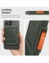 Wholesale Spigen Lock Fit MagSafe Universal Magnetic Card Holder Military Green - SPN16740 - {ean13} - Hurt