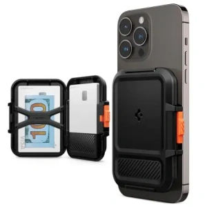 Wholesale Spigen Lock Fit MagSafe Universal Magnetic Card Holder Black - SPN16741 - {ean13} - Hurt