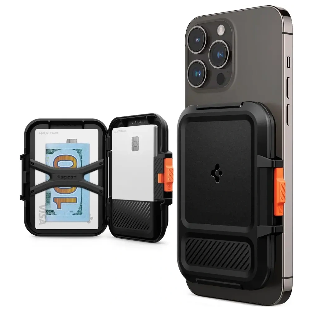 Hurtownia GSM - Spigen Lock Fit MagSafe Universal Magnetic Držák na karty černý - SPN16741 - {ean13} - Hurt