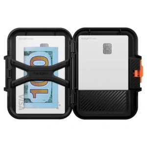 Wholesale Spigen Lock Fit MagSafe Universal Magnetic Card Holder Black - SPN16741 - {ean13} - Hurt