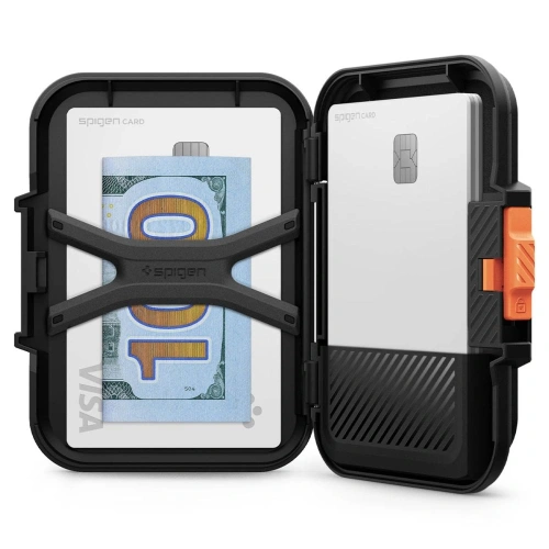 Uchwyt magnetyczny Spigen Lock Fit MagSafe Universal Magnetic Card Holder Black