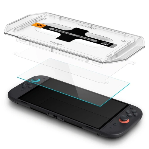 Szkło hartowane Spigen Glas.tr ez Fit Nintendo Switch 2 Clear [2 PACK]