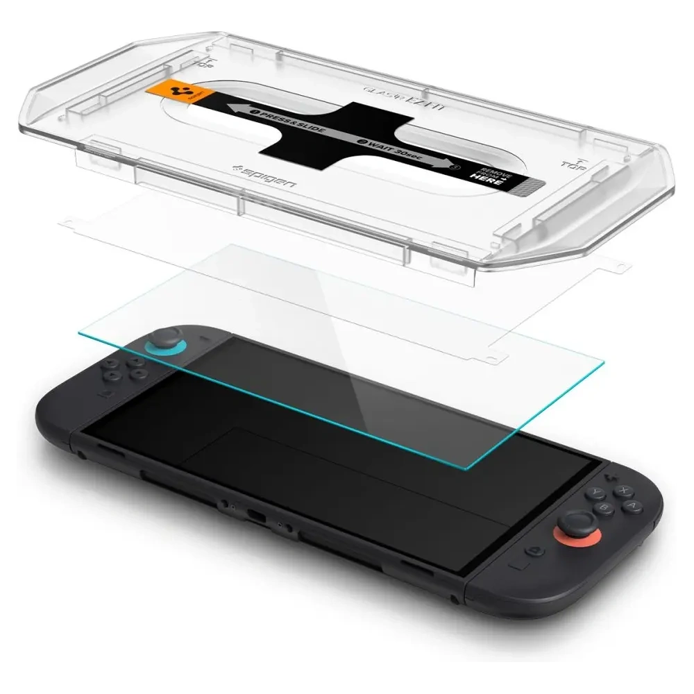Wholesale Spigen Glas.tr ez Fit Nintendo Switch 2 Clear [2 PACK] - SPN16742 - {ean13} - Hurt