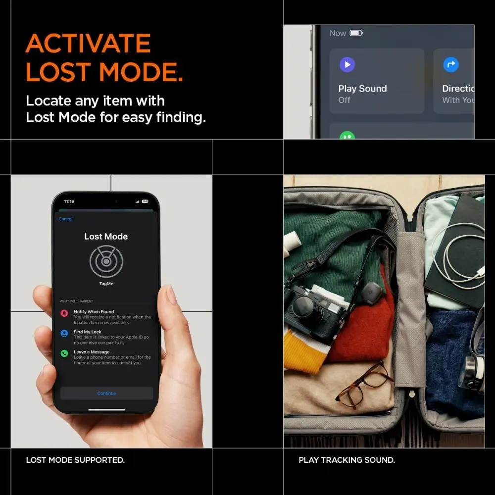 Wholesale Spigen Tagme Bluetooth Tracker Black - SPN16743 - {ean13} - Hurt