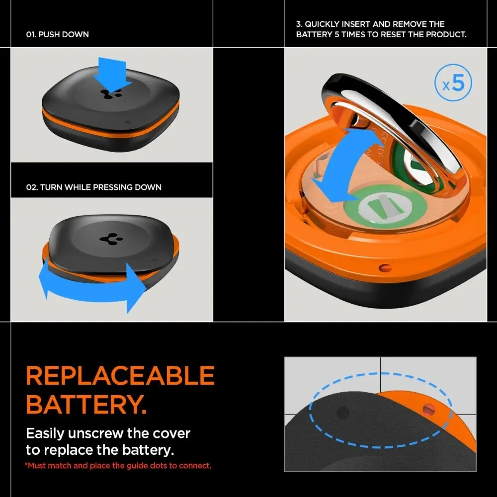 Wholesale Spigen Tagme Bluetooth Tracker Black - SPN16743 - {ean13} - Hurt