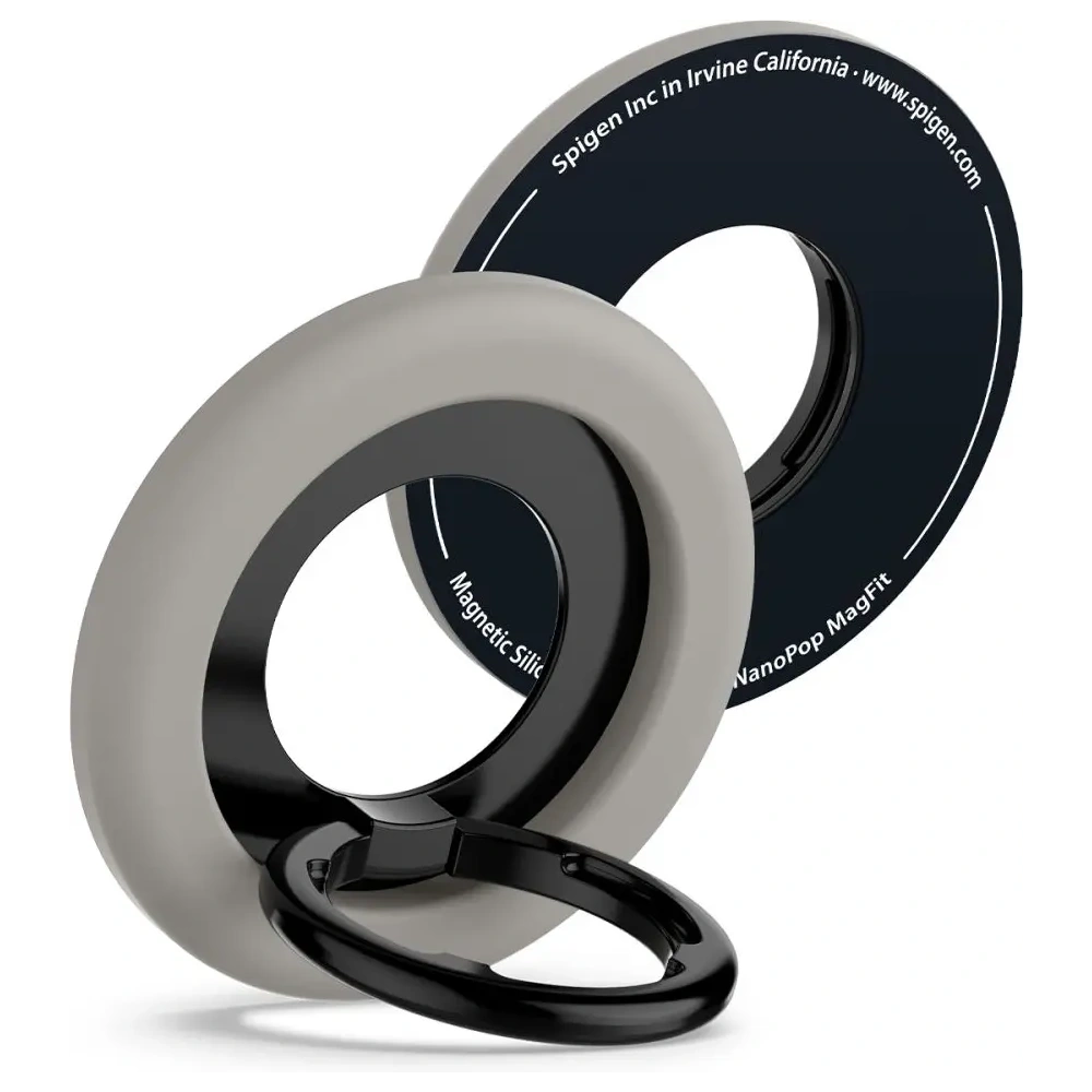 Hurtownia GSM - Uchwyt magnetyczny Spigen Nano Pop MagSafe Phone Ring Truffle Grey - SPN16744 - {ean13} - Hurt
