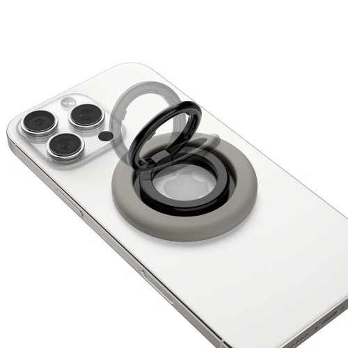 Uchwyt magnetyczny Spigen Nano Pop MagSafe Phone Ring Truffle Grey