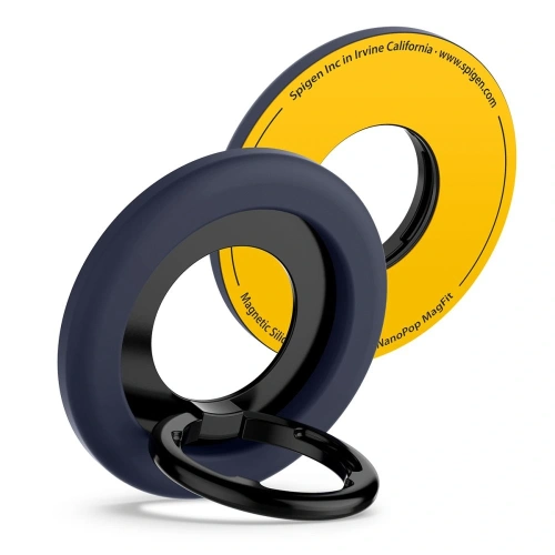 Uchwyt magnetyczny Spigen Nano Pop MagSafe Phone Ring Blueberry Navy