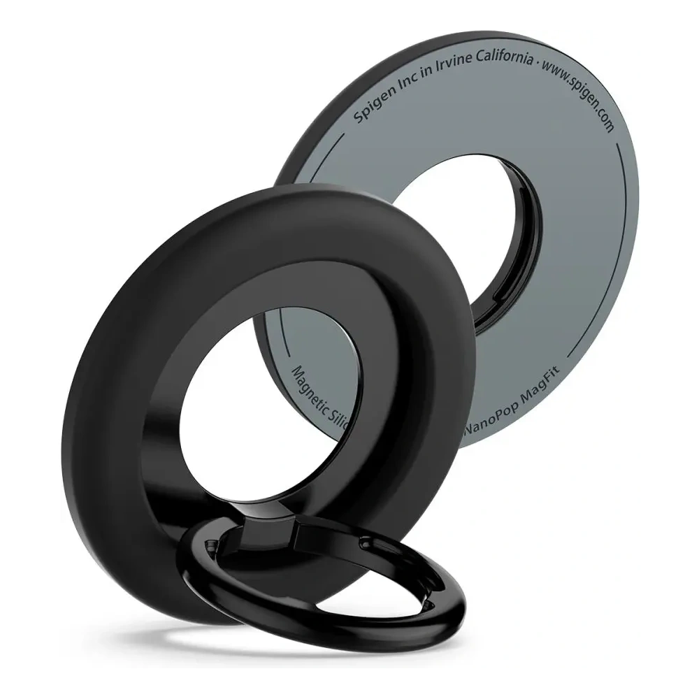 Wholesale Spigen Nano Pop MagSafe Phone Ring Black Sesame - SPN16747 - {ean13} - Hurt