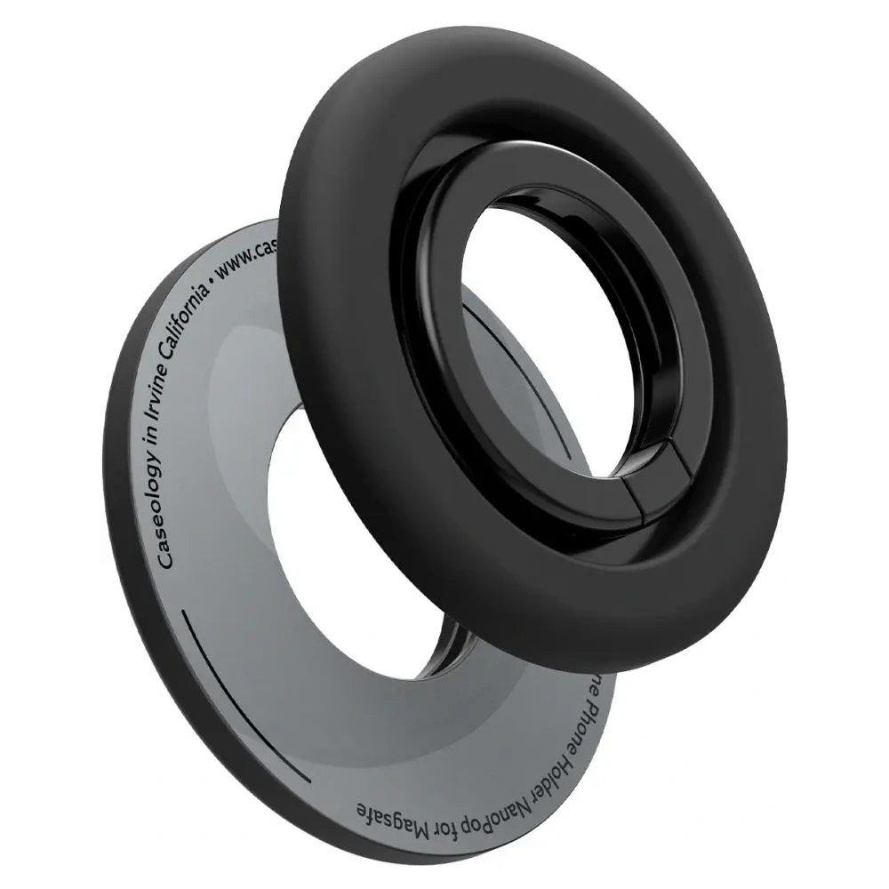 Hurtownia GSM - Uchwyt magnetyczny Spigen Nano Pop MagSafe Phone Ring Black Sesame - SPN16747 - {ean13} - Hurt
