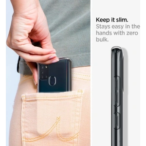 Hurtownia GSM - Etui Spigen Liquid Crystal Samsung Galaxy A21s Crystal Clear - SPN1123CL - {ean13} - Hurt