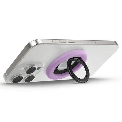 Uchwyt magnetyczny Spigen Nano Pop MagSafe Phone Ring Grape Purple