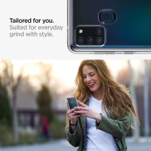 Wholesale Spigen Liquid Crystal Samsung Galaxy A21s Crystal Clear - SPN1123CL - {ean13} - Hurt