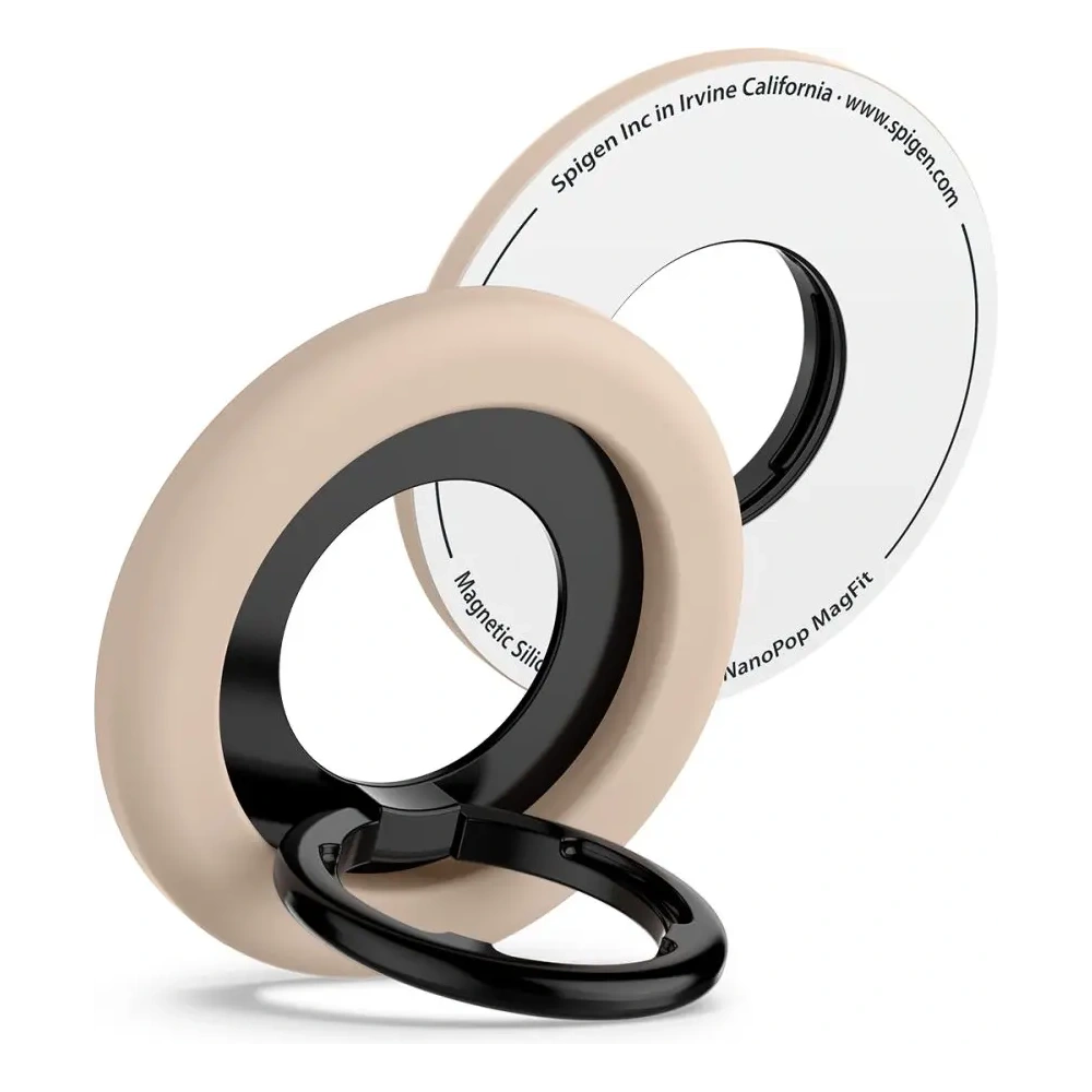 Wholesale Spigen Nano Pop MagSafe Phone Ring Coconut Beige - SPN16749 - {ean13} - Hurt