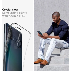 Wholesale Spigen Liquid Crystal Samsung Galaxy A21s Crystal Clear - SPN1123CL - {ean13} - Hurt