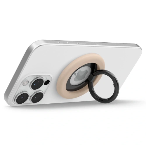 Uchwyt magnetyczny Spigen Nano Pop MagSafe Phone Ring Coconut Beige