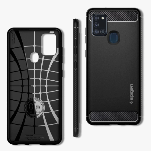 Etui Spigen Rugged Armor Samsung Galaxy A21s Matte Black