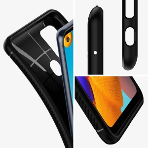 Wholesale Spigen Rugged Armor Samsung Galaxy A21s Matte Black - SPN1124BLK - {ean13} - Hurt