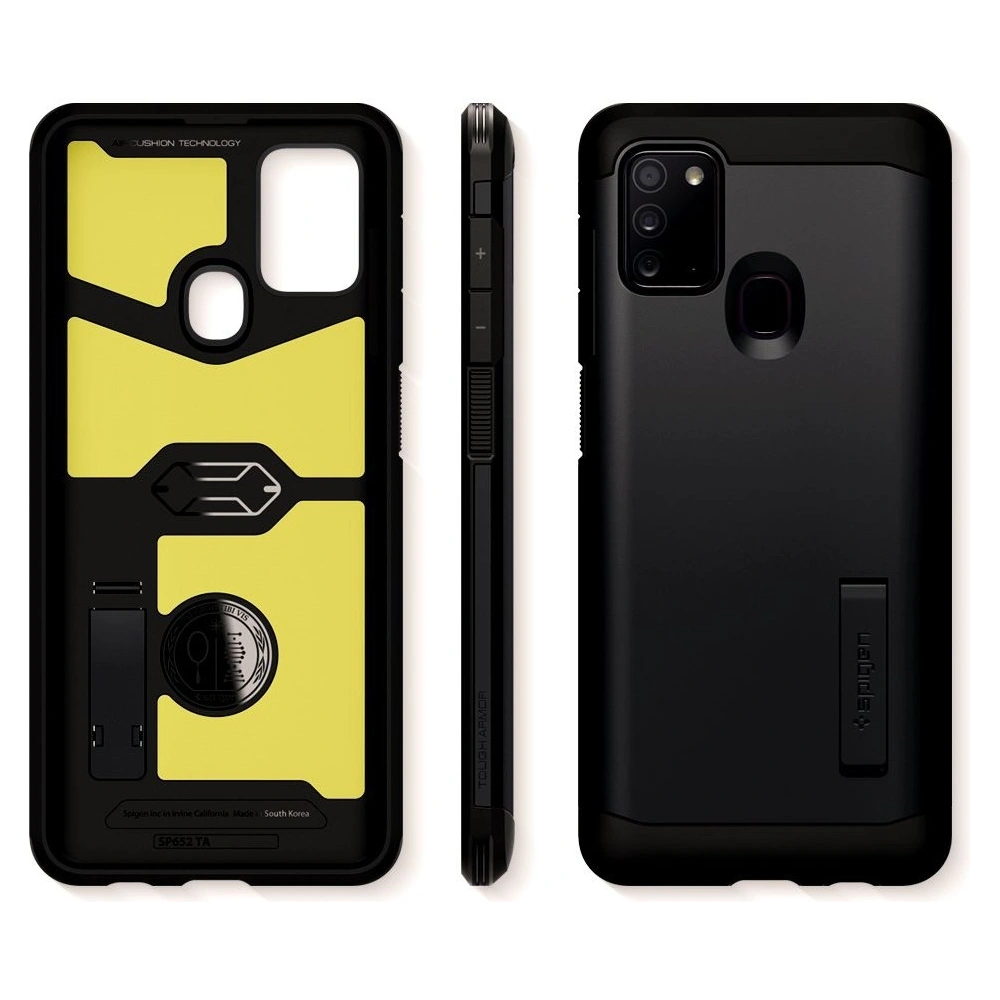 Wholesale Spigen Tough Armor Samsung Galaxy A21s Metal Slate - SPN1125MTL - {ean13} - Hurt