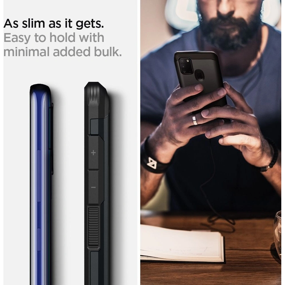 Hurtownia GSM - Etui Spigen Tough Armor Samsung Galaxy A21s Metal Slate - SPN1125MTL - {ean13} - Hurt