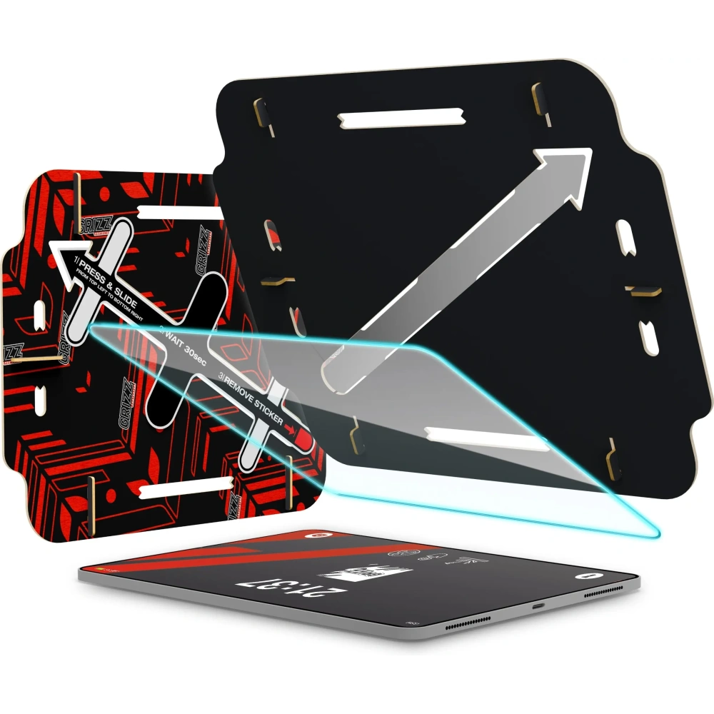 Wholesale GrizzGlass HybridGlass Easy Apple iPad 11" 2025 - GRZ13553 - {ean13} - Hurt