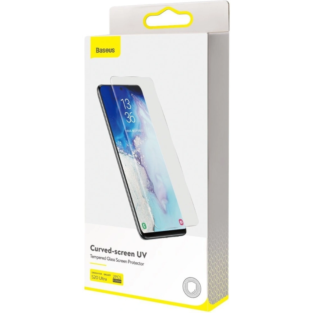 Hurtownia GSM - Sticlă întărită Baseus, complet UV 9H pentru Samsung Galaxy S20 Ultra - BSU1477 - {ean13} - Hurt