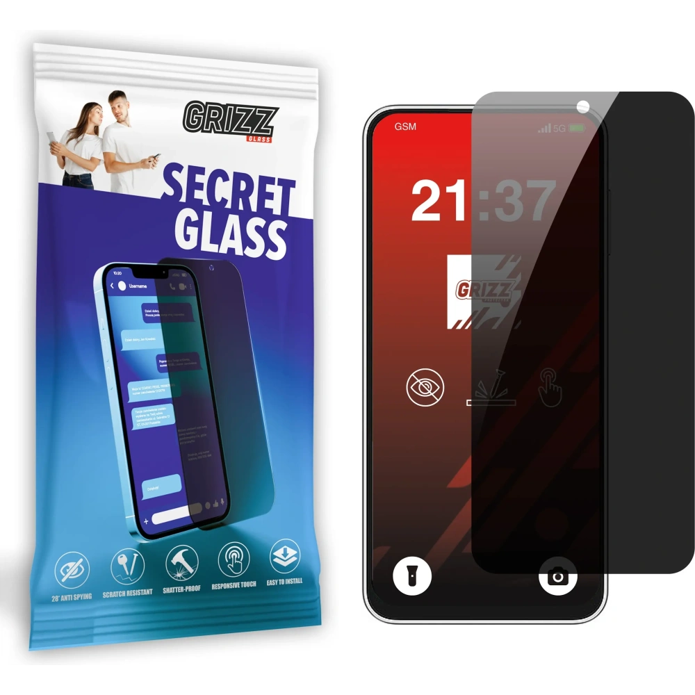 Matowe szkło prywatyzujące GrizzGlass SecretGlass do Samsung Galaxy F16